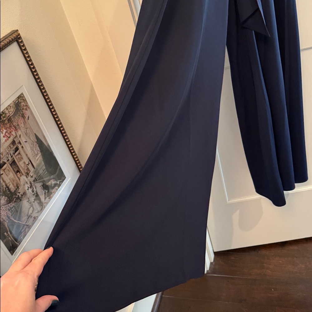 Vince Camuto Paradise Chic classic navy jumpsuit - Picture 5 of 8